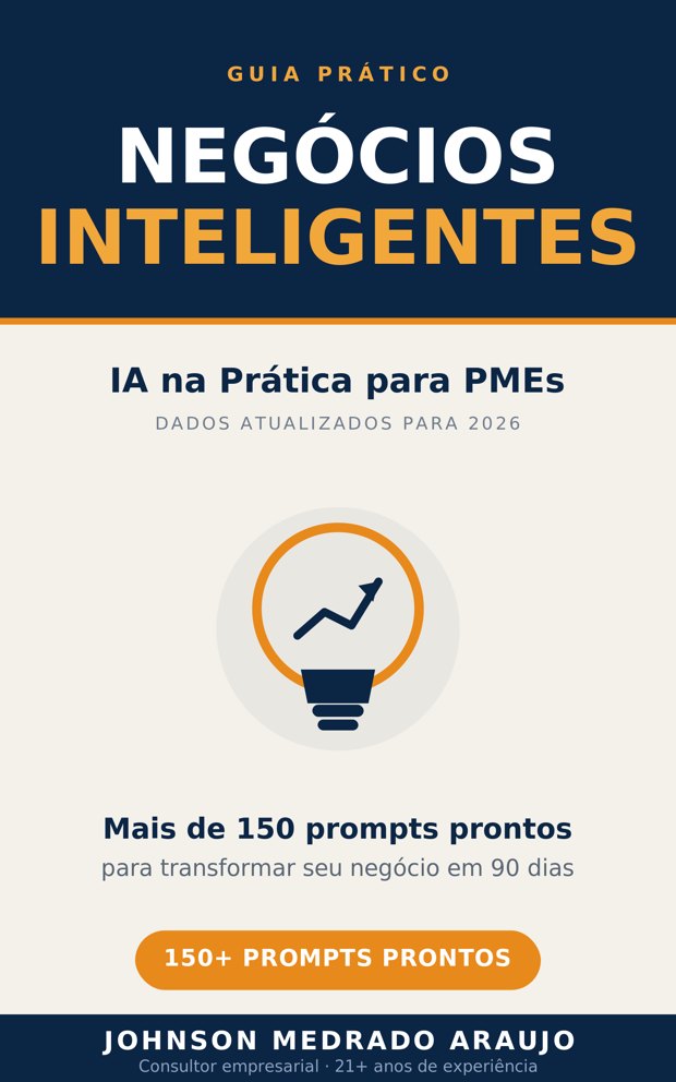 Capa do livro Negócios Inteligentes — IA na Prática para PMEs